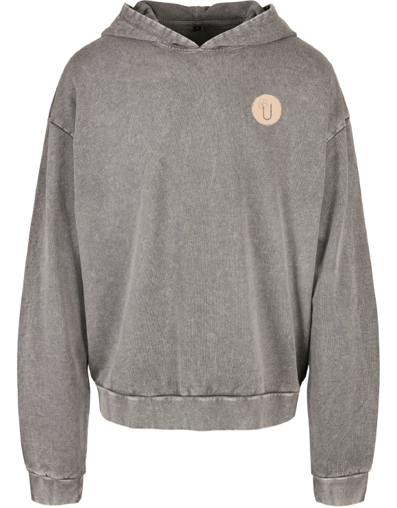 ULRIKKE HONESTLY - OVERSIZED GRÅ HERRE HOODIE