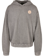 Last inn bildet i Galleri-visningsprogrammet, ULRIKKE HONESTLY - OVERSIZED GRÅ HERRE HOODIE
