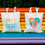 Load image into Gallery viewer, VÅG Å VÆRE PRIDE TOTEBAG

