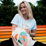 Load image into Gallery viewer, VÅG Å VÆRE PRIDE T-SKJORTE
